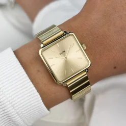 CLUSE Montres Or|La Tétragone^La Tétragone Steel, Gold Colour