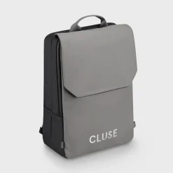 CLUSE Le Réversible^Le Réversible Backpack, Black Grey, Silver Colour