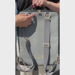 CLUSE Le Réversible^Le Réversible Backpack, Black Grey, Gold Colour