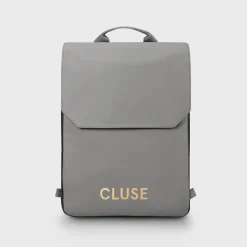 CLUSE Le Réversible^Le Réversible Backpack, Black Grey, Gold Colour