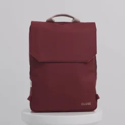 CLUSE Le Réversible^Le Réversible Backpack, Bordeaux Beige, Gold Colour