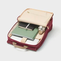 CLUSE Le Réversible^Le Réversible Backpack, Bordeaux Beige, Gold Colour