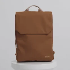 CLUSE Le Réversible^Le Réversible Backpack, Camel Beige, Gold Colour
