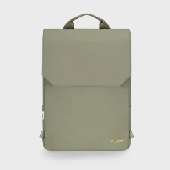 CLUSE Le Réversible^Le Réversible Backpack, Light Green Olive, Gold Colour