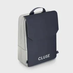 CLUSE Le Réversible^Le Réversible Backpack, Light Grey Navy, Silver Colour