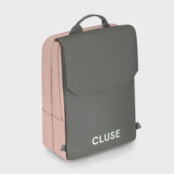CLUSE Le Réversible^Le Réversible Backpack, Rose Dark Grey, Silver Colour