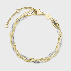 CLUSE Bracelets^Élevé Braided Snake Bracelet, Bicolour