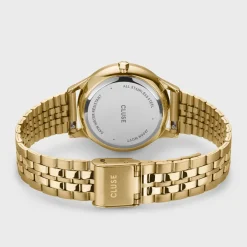 CLUSE Montres Or|Minuit^Minuit Date Watch Steel, Full Gold Colour