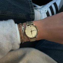 CLUSE Montres Or|Minuit^Minuit Date Watch Steel, Full Gold Colour