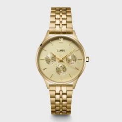 CLUSE Montres Or|Minuit Multifunction^Minuit Multifunction Watch Steel, Full Gold colour
