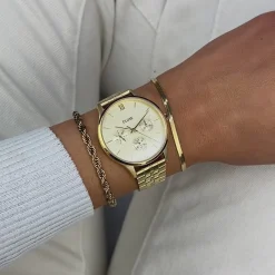 CLUSE Montres Or|Minuit Multifunction^Minuit Multifunction Watch Steel, Full Gold colour