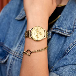 CLUSE Montres Or|Minuit Multifunction^Minuit Multifunction Watch Steel, Full Gold colour