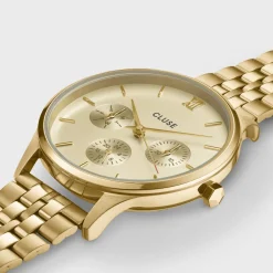 CLUSE Montres Or|Minuit Multifunction^Minuit Multifunction Watch Steel, Full Gold colour