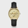 CLUSE Montres Or|Minuit Multifunction^Minuit Multifunction Watch Leather, Black Lizard, Gold Colour