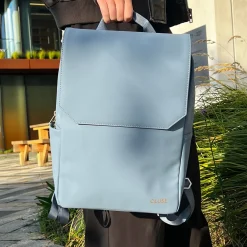 CLUSE Nuitée^Nuitée 2.0 Backpack, Steel Blue, Gold Colour