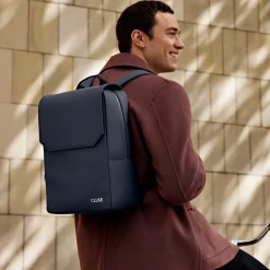 CLUSE Nuitée^Nuitée Backpack, Dark Blue, Silver Colour