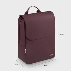 CLUSE Nuitée^Nuitée Backpack, Plum, Gold Colour