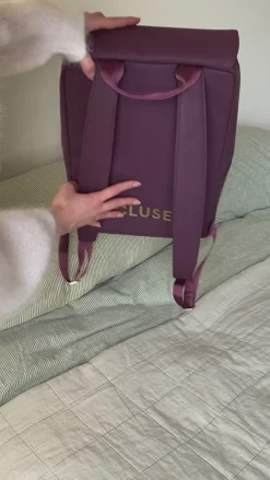 CLUSE Nuitée^Nuitée Backpack, Plum, Gold Colour