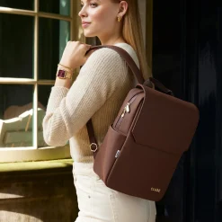 CLUSE Nuitée Petite^Nuitée Petite 2.0 Backpack, Sepia, Gold Colour