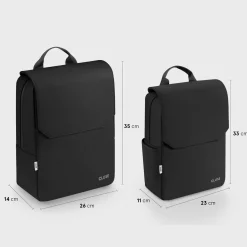 CLUSE Nuitée Petite^Nuitée Petite Backpack, Black, Silver Colour