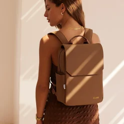 CLUSE Nuitée Petite^Nuitée Petite Backpack, Camel, Gold Colour