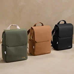 CLUSE Nuitée Petite^Nuitée Petite Backpack, Dark Green Beige, Gold Colour