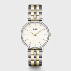 CLUSE Montres Argent|Pavane Petite^Pavane Petite 2.0 Steel Watch Coconut Milk, Bicolour