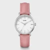 CLUSE Montres Argent|Pavane Petite^Pavane Petite Leather Pink, Silver Colour