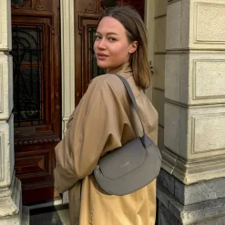 CLUSE Sacroisé Petite^Sacroisé Petite Crossbody Bag, Dark Grey, Gold Colour