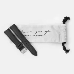 CLUSE Voir Bracelets De Boho Chic|Voir Bracelets De Féroce^Strap 18 mm Leather Black, Silver Colour