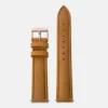 CLUSE Voir Bracelets De Boho Chic|Voir Bracelets De Féroce^Strap 18 mm Leather Caramel, Rose Gold Colour