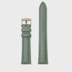 CLUSE Voir Bracelets De La Tétragone|Voir Bracelets De La Tétragone Multifunction^Strap 16 mm Leather Green, Rose Gold Colour