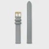 CLUSE Voir Bracelets De Boho Chic Petite|Voir Bracelets De Féroce Mini^Strap 12 mm Leather Grey, Gold Colour