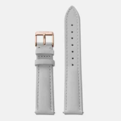 CLUSE Voir Bracelets De Boho Chic|Voir Bracelets De Féroce^Strap 18 mm Leather Grey, Rose Gold Colour