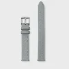 CLUSE Voir Bracelets De Boho Chic Petite|Voir Bracelets De Féroce Mini^Strap 12 mm Leather Grey, Silver Colour