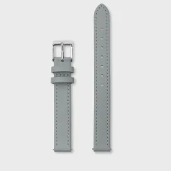 CLUSE Voir Bracelets De Boho Chic Petite|Voir Bracelets De Féroce Mini^Strap 12 mm Leather Grey, Silver Colour