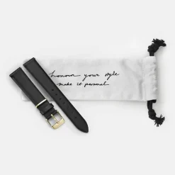 CLUSE Voir Bracelets De La Tétragone|Voir Bracelets De La Tétragone Multifunction^Strap 16 mm Leather Metal, Gold Colour