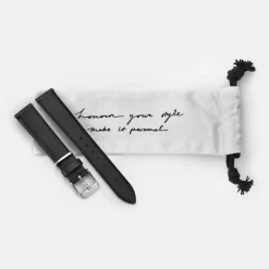 CLUSE Voir Bracelets De La Tétragone|Voir Bracelets De La Tétragone Multifunction^Strap 16 mm Leather Metal, Silver Colour