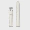 CLUSE Voir Bracelets De La Tétragone|Voir Bracelets De La Tétragone Multifunction^Strap 16 mm Leather Off-White, Silver Colour