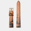 CLUSE Voir Bracelets De La Tétragone|Voir Bracelets De La Tétragone Multifunction^Strap 16 mm Leather Orange Python, Rose Gold Colour