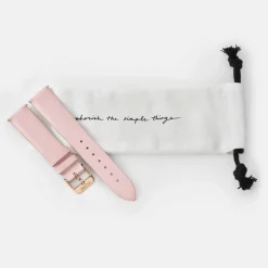 CLUSE Voir Bracelets De Boho Chic|Voir Bracelets De Féroce^Strap 18 mm Leather Pink, Rose Gold Colour