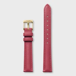 CLUSE Voir Bracelets De Fluette|Voir Bracelets De Gracieuse Petite^Strap 14 mm Leather Raspberry, Gold Colour