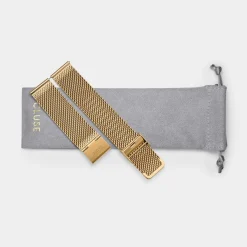 CLUSE Voir Bracelets De Aravis Chrono|Voir Bracelets De Aravis^Strap 20 mm Mesh Gold Colour