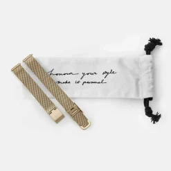 CLUSE Voir Bracelets De Boho Chic Petite|Voir Bracelets De Féroce Mini^Strap 12 mm Mesh Gold Colour