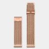 CLUSE Voir Bracelets De Aravis Chrono|Voir Bracelets De Aravis^Strap 20 mm Mesh Rose Gold Colour