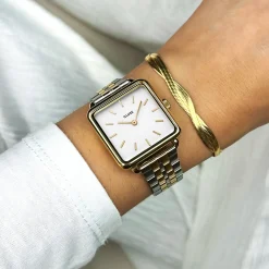 CLUSE Voir Bracelets De La Tétragone|Voir Bracelets De La Tétragone Multifunction^Strap 16 mm Steel 5-Link, Bicolour