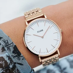 CLUSE Voir Bracelets De Boho Chic|Voir Bracelets De Féroce^Strap 18 mm Steel Rose Gold Colour