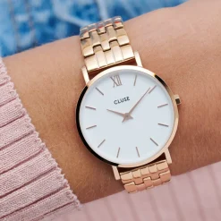 CLUSE Voir Bracelets De La Tétragone|Voir Bracelets De La Tétragone Multifunction^Strap 16 mm Steel Rose Gold Colour