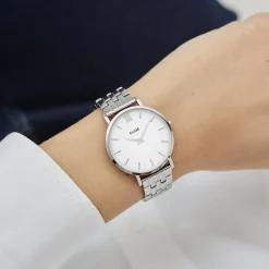 CLUSE Voir Bracelets De La Tétragone|Voir Bracelets De La Tétragone Multifunction^Strap 16 mm Steel Silver Colour