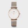 CLUSE Montres Rose Gold|Triomphe^Triomphe Mesh Bicolour